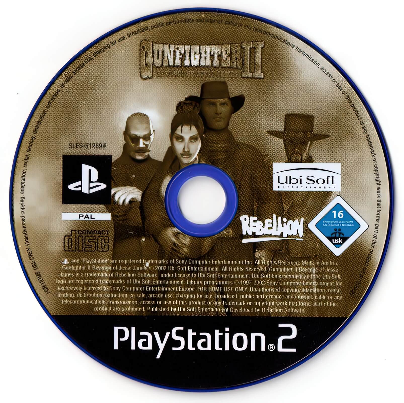 Лицензионный диск Gunfighter II Revenge of Jesse James для PlayStation 2